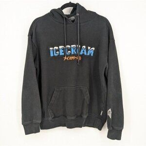 Icecream Graphic Hoodie Ice Cream Logo Streetwear Skater Urban Pullover Size M